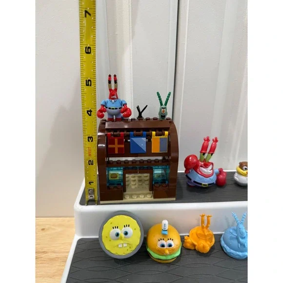 SpongeBob Squarepants Lot Metal Mr Krabs Figures Mystery Mini Build Krusty Krab - Picture 11 of 15